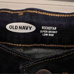 Old Navy 14 short Rockstar super skinny low rise.
